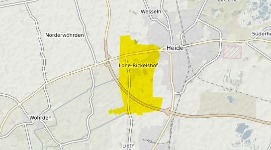 Immobilienpreisekarte Lohe Rickelshof